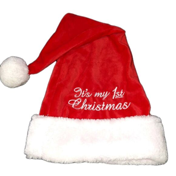 Baby Boy Hats Mixed Lot Of 4 Bucket Santa Bear Bonnet Aprox 9 Months Photo Props - Picture 6 of 13